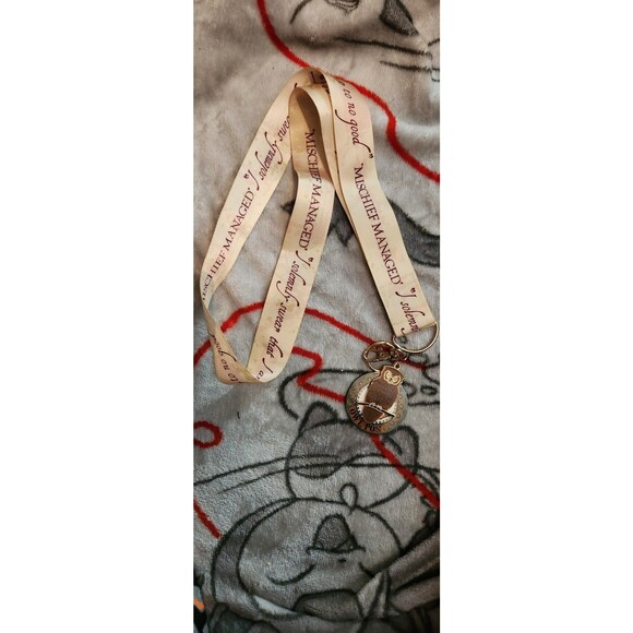 Vintage Harry Potter Pin Lanyard Mischief Managed